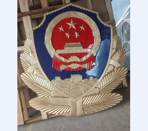 1.5米烤漆警徽