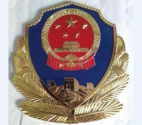 大型铸铝警徽
